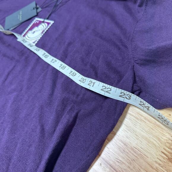 Ted Baker NWT London Men's Sandkas Slim Fit Crewneck Purple Sweater Size 7 XXXL - Picture 10 of 11